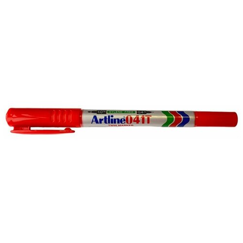 Двухсторонний маркер Artline Twin Marker, 0,4 - 1,0 мм, красный