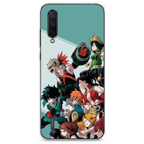 фото Силиконовый чехол "boku no hero academia" на xiaomi mi a3 lite / сяоми ми а3 лайт case place