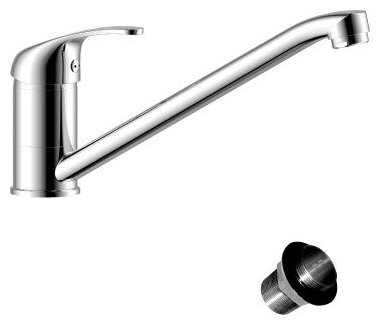 Смеситель Rossinka Y3521U для кух.мойки, моно, высок. повор. излив 250мм, хром