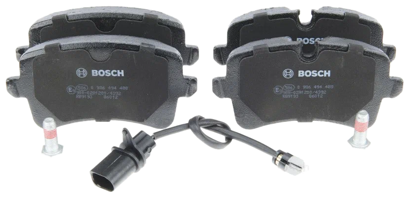 Дисковые тормозные колодки задние BOSCH 0 986 494 488 (4 шт.)