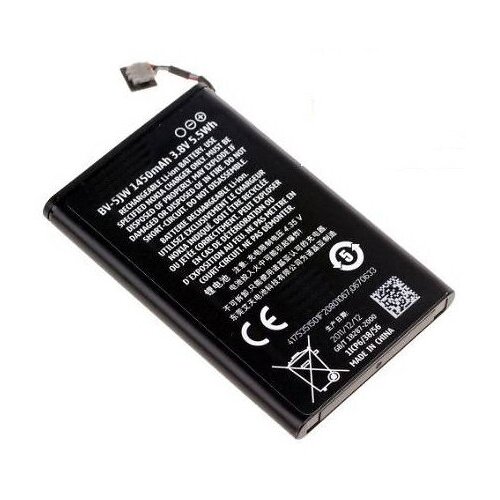 фото Аккумуляторная батарея bv-5jw для телефона nokia n9, sea ray, lumia 800 vbparts