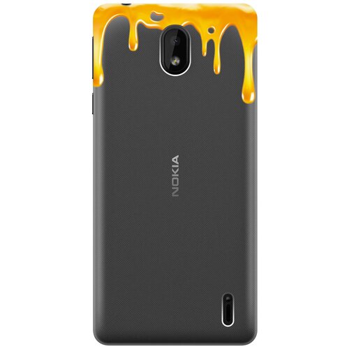 Силиконовый чехол на Nokia 1 Plus, Нокиа 1 Плюс с 3D принтом Honey прозрачный силиконовый чехол на nokia 1 plus нокиа 1 плюс с 3d принтом avo karate прозрачный