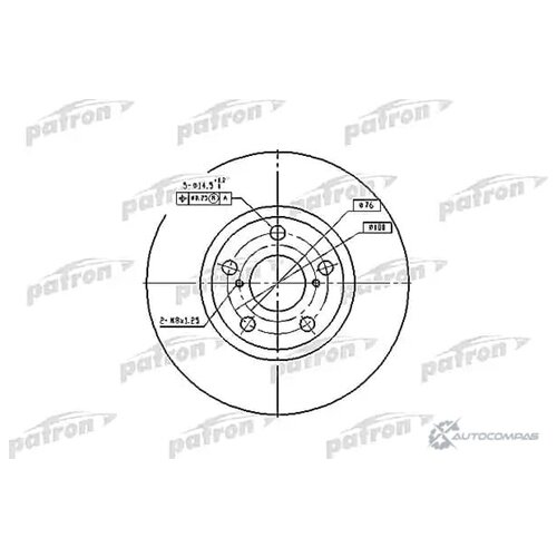 Диск Тормозной PATRON арт. PBD4046