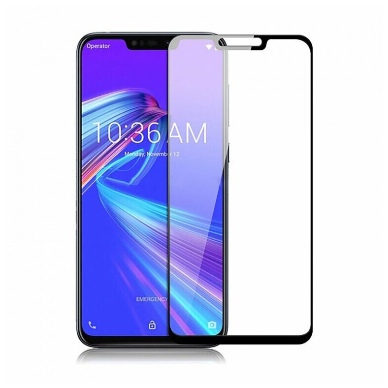 Защитное стекло Glass Pro для Asus ZenFone Max Pro M2 ZB631KL черное