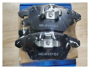 Дисковые тормозные колодки передние AMDBF415 для Audi, SEAT, Skoda, Volkswagen (4 шт.)