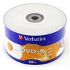 Диск DVD-R Verbatim 43793 4.7Gb 16x bulk (50шт) Printable - изображение
