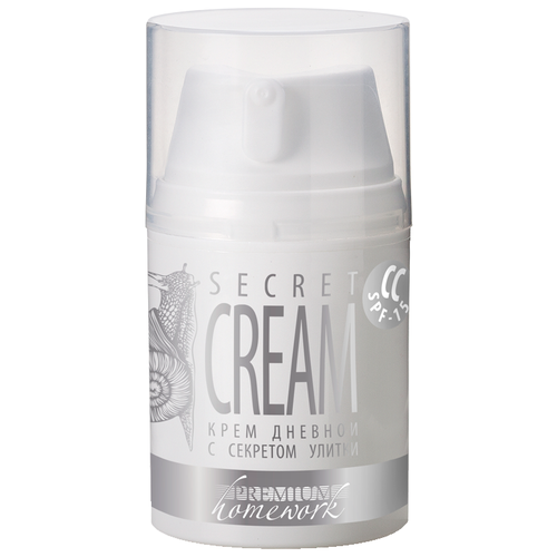 Premium Secret Cream CC- крем дневной для лица c секретом улитки, 50 мл