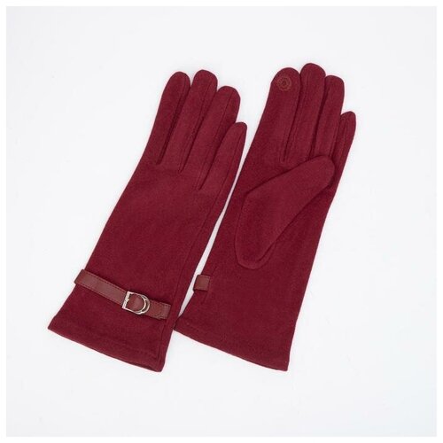 фото Ооо ск перчатки женские, безразмерные, цвет бордовый