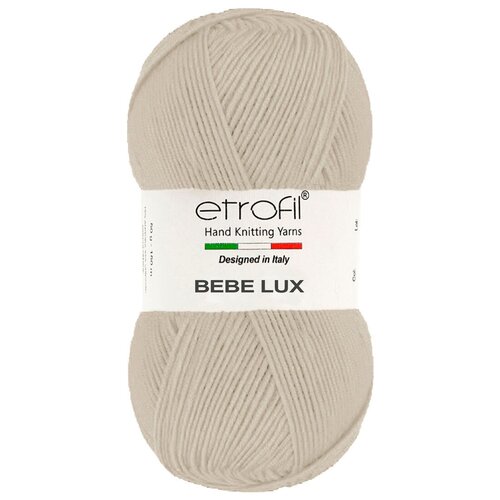 Пряжа Etrofil 'BABY LUX' 100гр. 250м (60% бамбук, 40% полиамид) (70725 бежевый) 5 шт