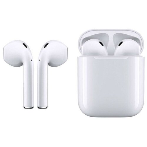 Наушники беспроводные блютуз TWS i200 для Iphone для Андроид Bluetooth гарнитура с микрофоном для телефона для смартфона белые 35000₽