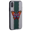 Чехол для iPhone XS/ X (5.8) TOTU Butterfly Love Series -019 Бабочка Green - изображение