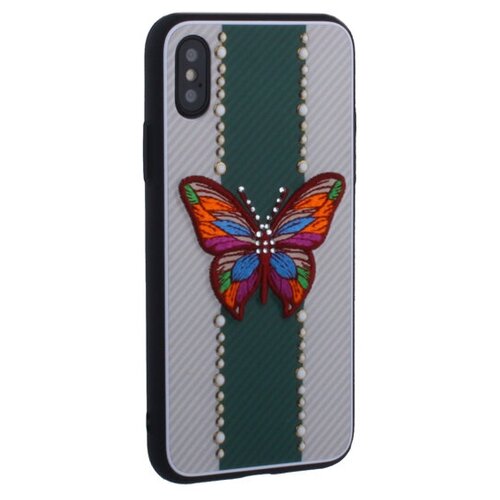 фото Чехол для iphone xs/ x (5.8") totu butterfly love series -019 бабочка green totu design