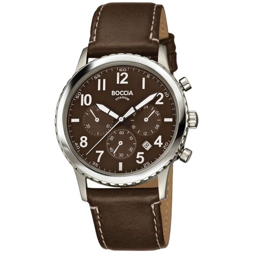 Наручные часы BOCCIA 3745-02, коричневый наручные часы boccia 3216 02 черный