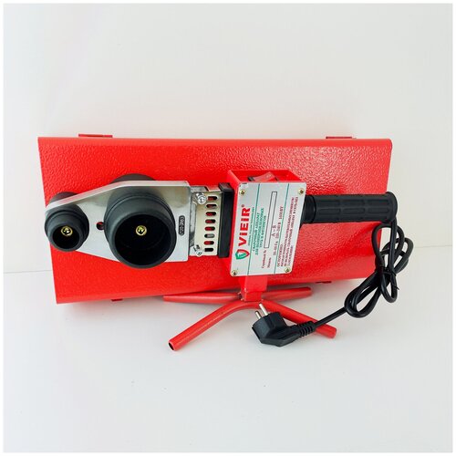 Аппарат для раструбной сварки полипропиленовых труб 20-63мм 1400 Вт в металлическом кейсе VIEIR 282900₽