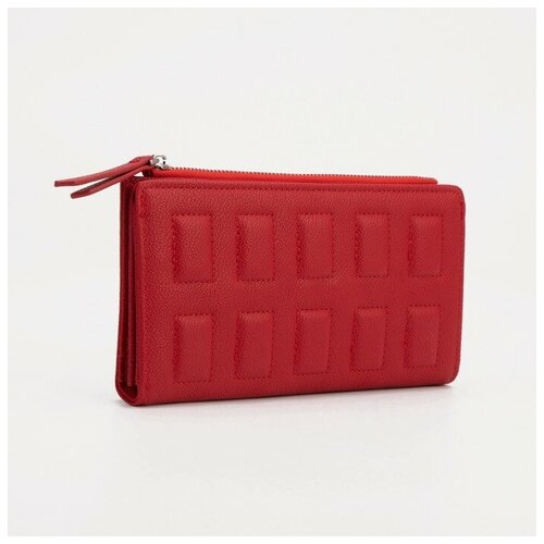 фото Кошелёк на кнопке, цвет красный нет бренда