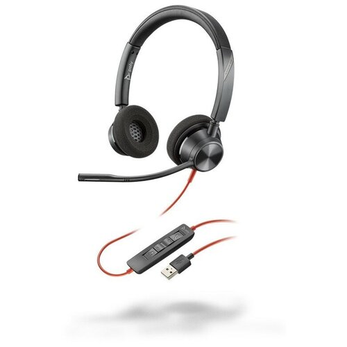 Plantronics BlackWire 3320 USB-A проводная гарнитура с шумоподавлением ( 213934-01 )