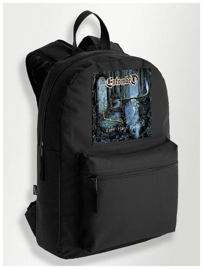 Черный школьный рюкзак с DTF печатью музыка сикс фит андер Six Feet Under, авангард - 140