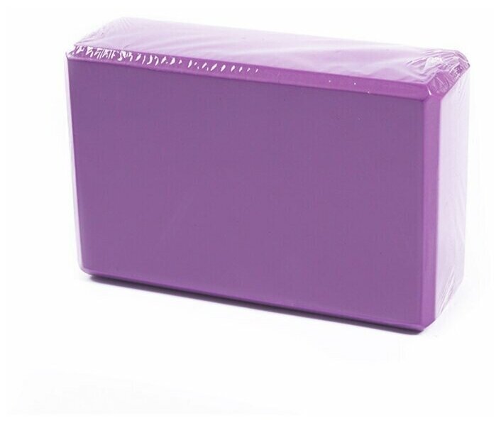 Блок для йоги FA-101, фиолетовый
