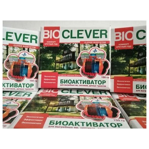 Биоактиватор бактерии мощные 2 коробки Bioclever Aqualon TM средство для дачных туалетов