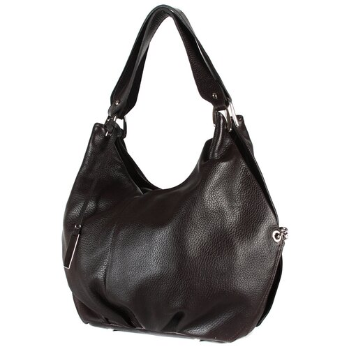 фото Сумка/сумка женская/натуральная кожа/mayger/а-дс-719/темно-коричневый/модель хобо/регулируемый ремешок