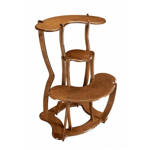 Деревянная подставка для цветов К-7 цв. 