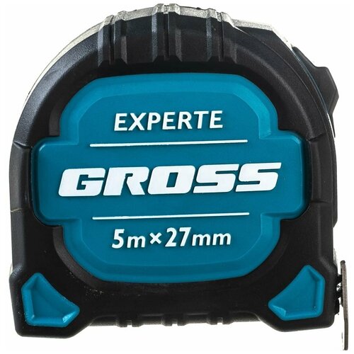 GROSS Рулетка GROSS Experte 5 м x 27 мм 32575 рулетка gross 31113 schlagfest 5 м x 25 мм магн обрез зацеп двухст шкала нейлон покр автоматич