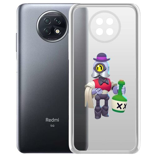 фото Чехол-накладка clear case brawl stars-барли для xiaomi redmi note 9t krutoff group