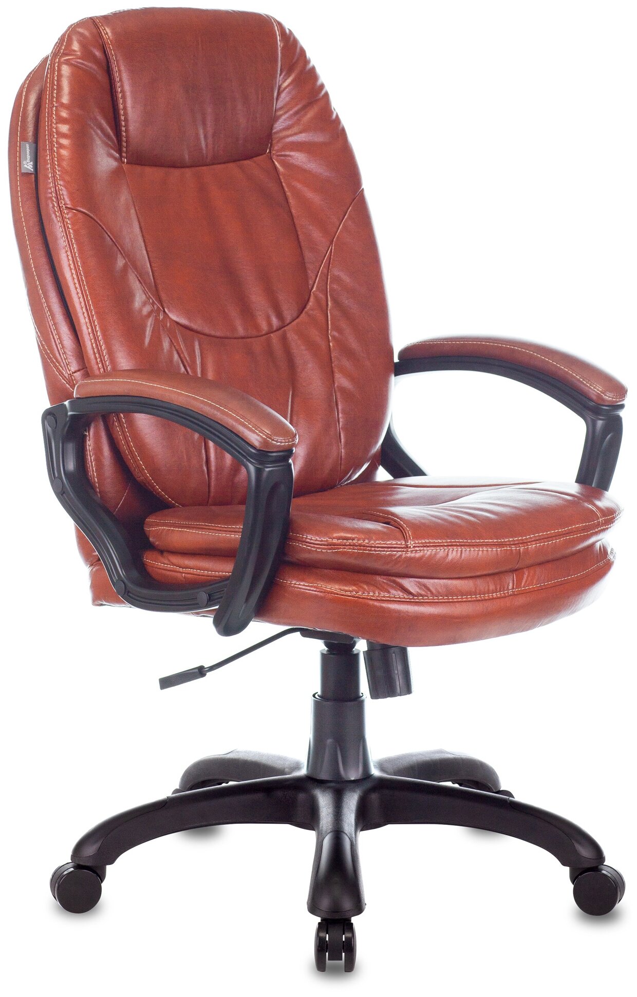 Кресло руководителя Бюрократ CH-868N коричневый Boroko-37 искусственная кожа крестовина пластик