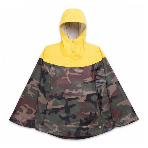 фото Дождевик herschel, размер s, woodland camo/cyber yellow