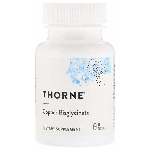 Thorne Research Copper Bisglycinate 60 капсул