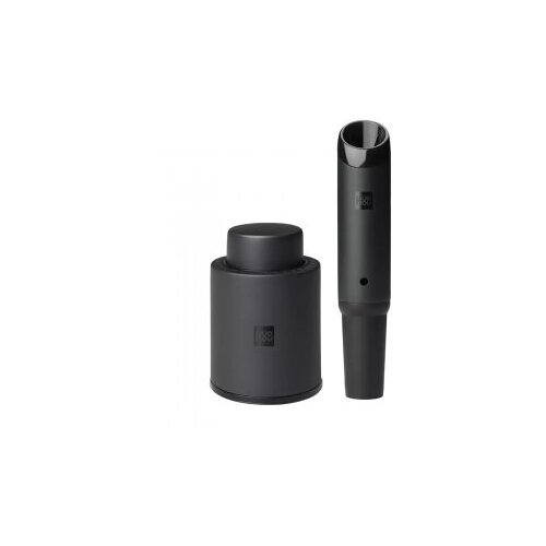 фото Винный набор xiaomi huo hou wine decanter + vacuum wine stopper black (винная пробка + аэратор)