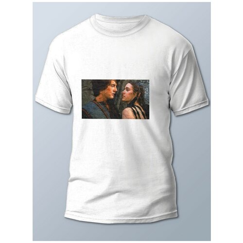 фото Футболка мужская белая кино дюна (dunes, sandworm, червь, дюна) - 21917 brut-shop