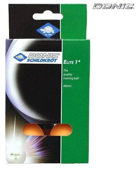 Мячи для настольного тенниса Donic/Schildkrot 1* Elite x6, Orange