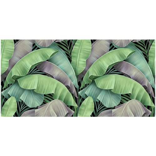 Фотообои Уютная стена Роскошные банановые листья 540х270 см Бесшовные Премиум (единым полотном)