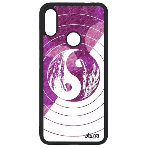 фото Чехол для мобильного // xiaomi redmi note 7 // "инь и ян" дизайн буддизм, utaupia, фиолетовый