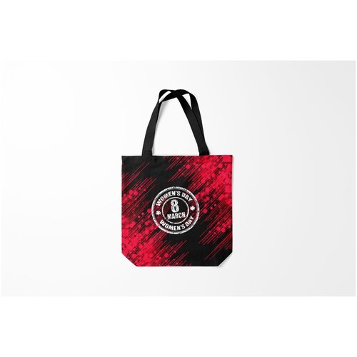 фото Сумка-шоппер / 40х40 см / праздники / 8 марта марта. burnettie