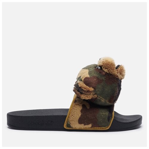 Сланцы adidas Originals x Jeremy Scott Adilette Teddy чёрный , Размер 38 EU