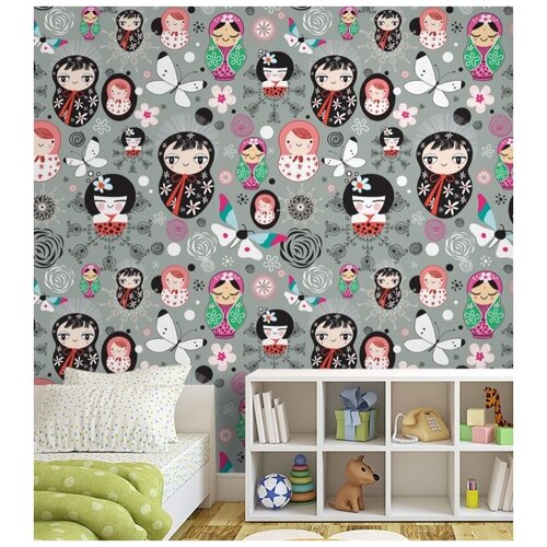 Фотообои WONDERWALL Матрешки 3,86х2,8 м