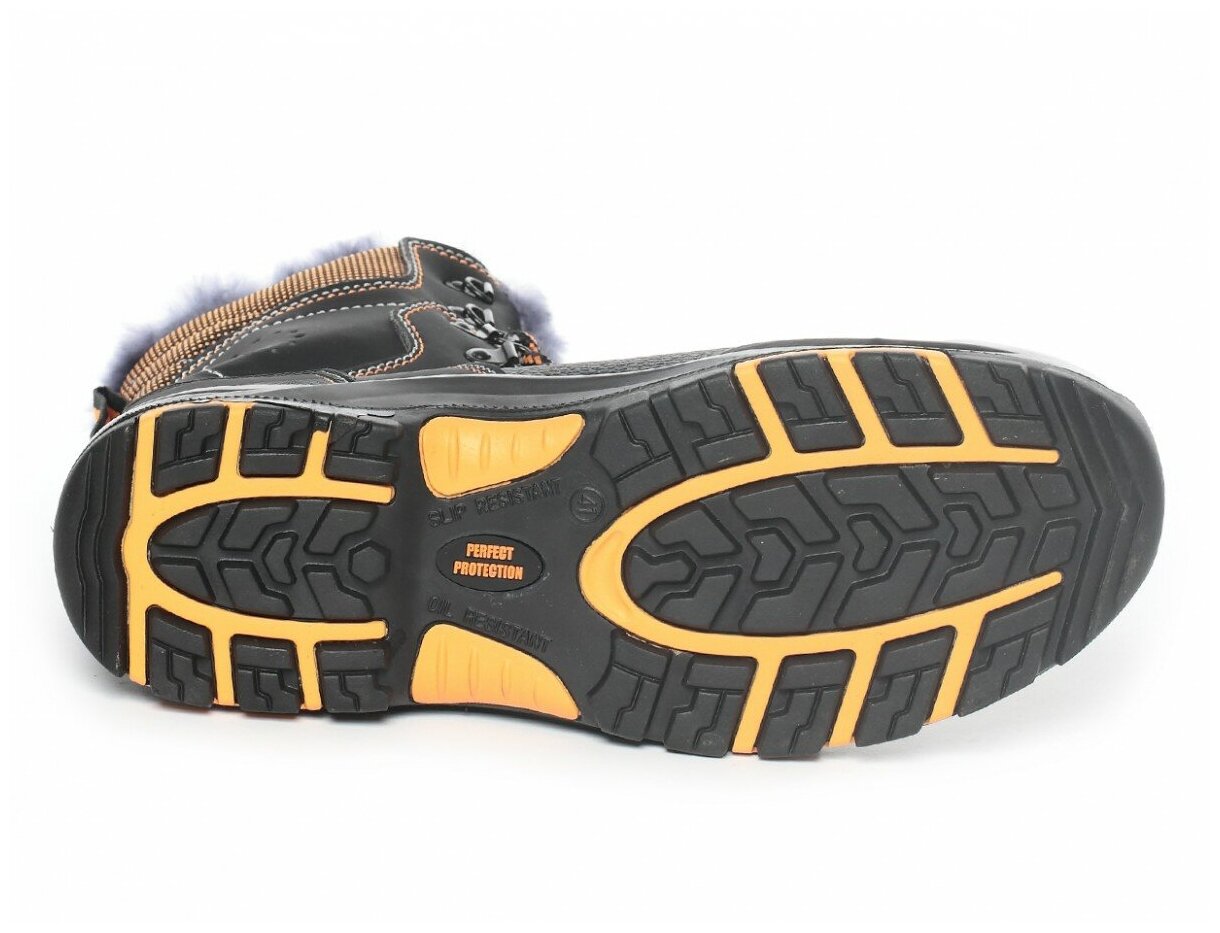 Берцы зимние "PERFECT PROTECTION" натуральный мех, ПП подносок (до 200 Дж) тактическая обувь. Тип обуви: Ботинки. Размер:42