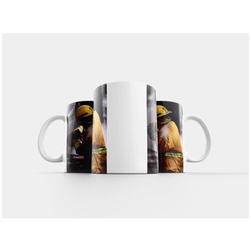 фото Кружка "пожарные, пожары, бригады" 320 мл lotsprints