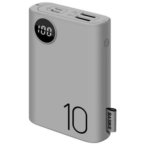 PowerBank BASIKE 10000mAh Серый 240500₽