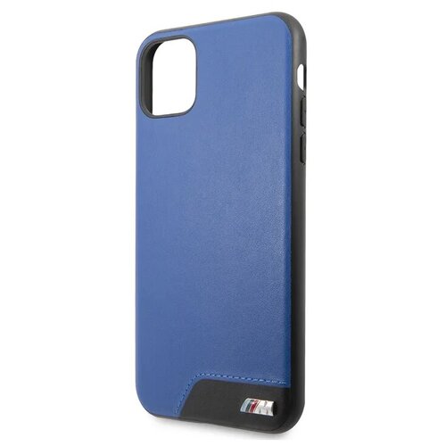 фото Bmw для iphone 11 pro max чехол m-collection smooth pu hard blue