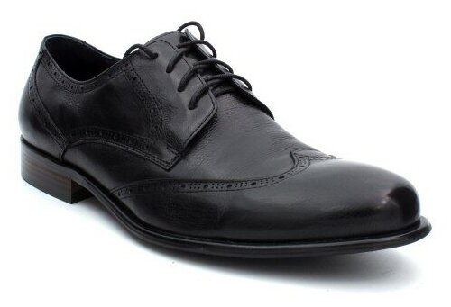 Туфли броги El Tempo, натуральная кожа, перфорированные, размер 41, черный