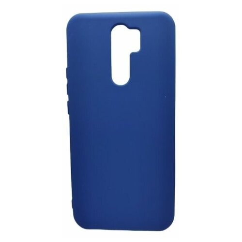 фото Xiaomi чехол silicone cover xiaomi redmi 9 (синий)