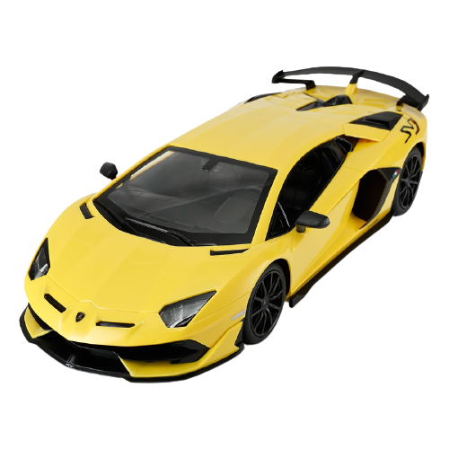 Машинка Rastar Lamborghini Aventador SVJ 96000, 1:14, 35.5 см, желтый модель машины lamborghini aventador svj 1 43 11 5см 67363 инерционный механизм