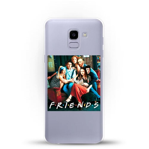 фото Силиконовый чехол друзья на samsung galaxy j6 (2018) andy & paul