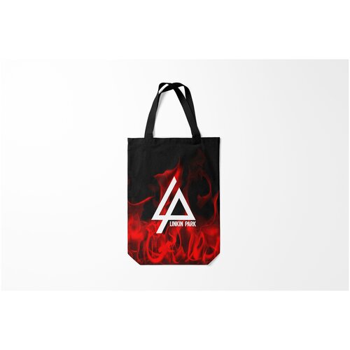 фото Сумка-шоппер / 31х42 см / рок / linkin park burnettie