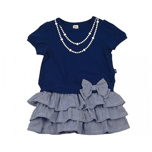 Платье для девочек Mini Maxi, модель 2638, цвет синий, размер 98