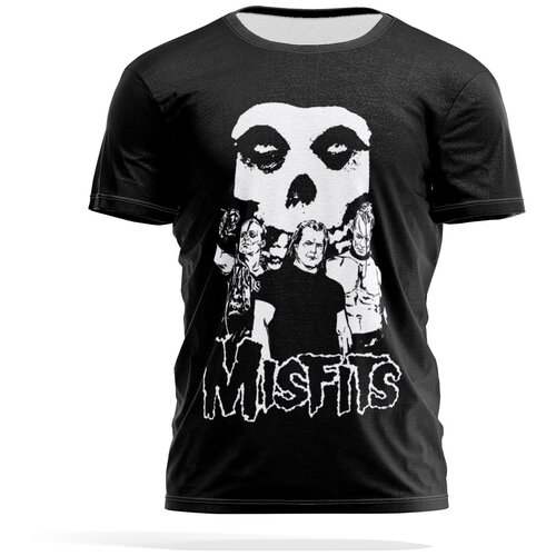 фото Футболка panin brand, размер s, черный, белый