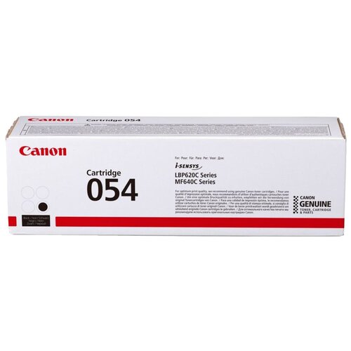 Картридж Canon 054BK, 3024C002, 1500 стр, черный